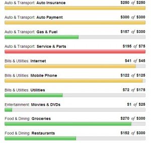 Mint Budgeting